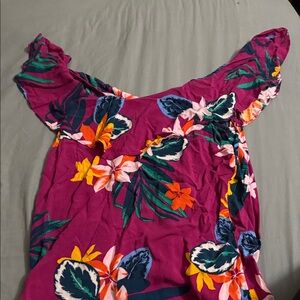 Old Navy Vibrant Floral Blouse